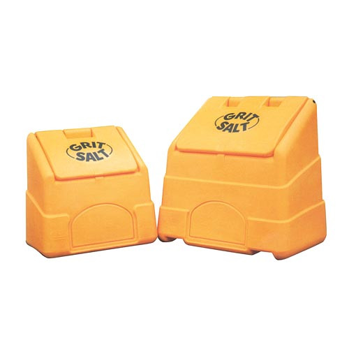 Yellow HEAVY Duty Salt Bin 200 litre/7ft3