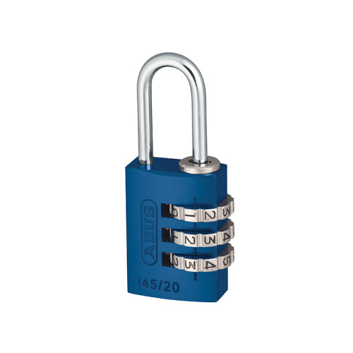 145/20 20mm Aluminium Combination Padlock Green 46571