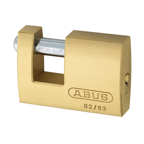 82/70mm Monoblock Brass Shutter Padlock