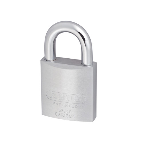 83/50mm Chrome Plated Brass Padlock Carded