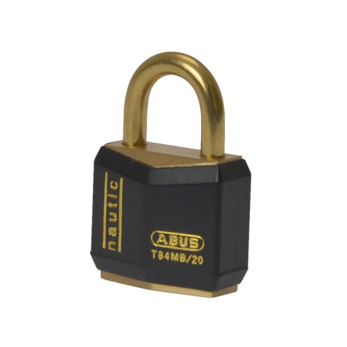 T84MB/30mm Black Rustproof Padlock Carded