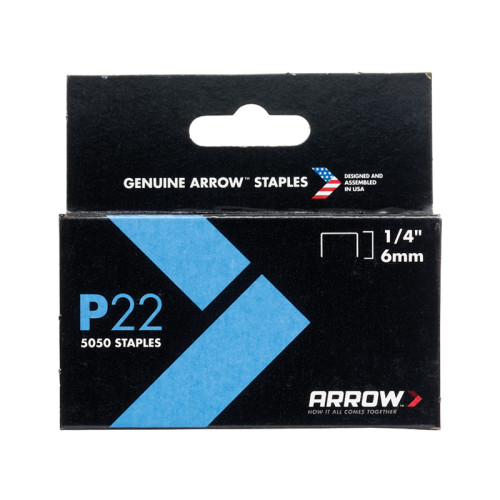 P22 Staples 6mm (1/4in) (Box 5050)