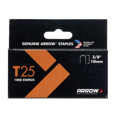 T25 Staples 10mm (3/8in) (Box 1000)