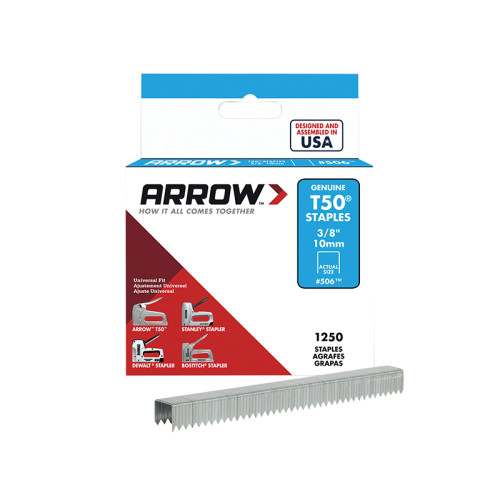 T50 Staples 10mm (3/8in) (Box 1250)