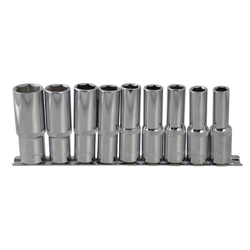 1/2in Drive Deep Socket Set, 9 Piece