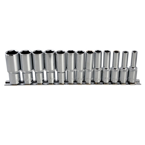 3/8in Drive Deep Socket Set, 13 Piece