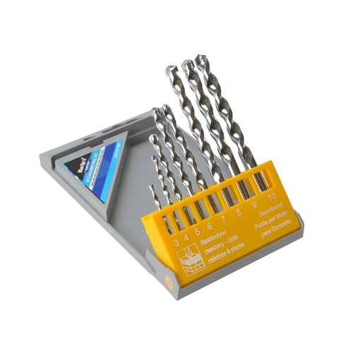 Masonry Drill Set, 8 Piece 3-10mm