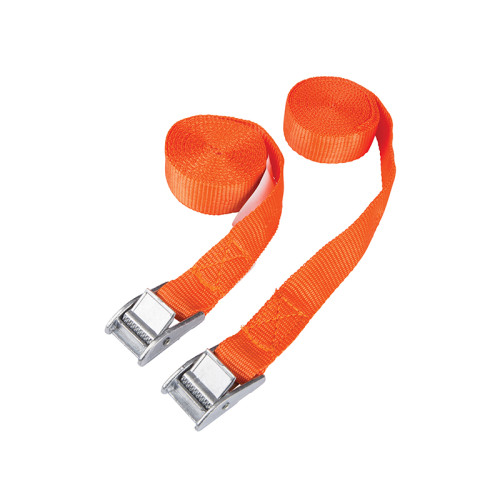 Cam Buckle Tie-Down Straps Twin Pack 2.5m