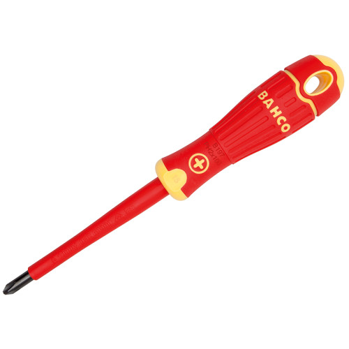 BAHCOFIT Insulated Screwdriver Phillips Tip PH2 x 100mm