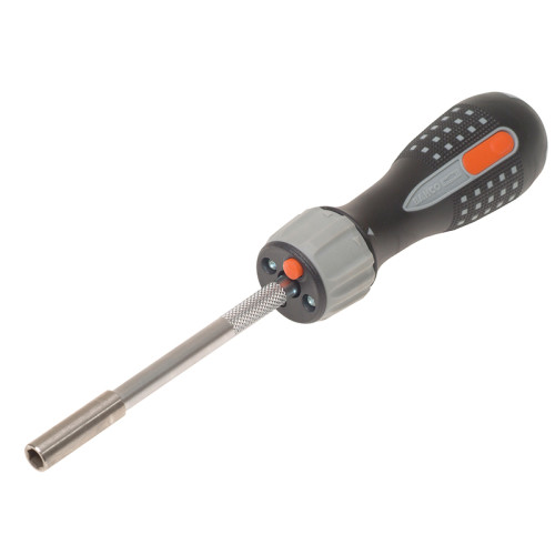 808050L LED Ratchet Screwdriver & 6 Bits