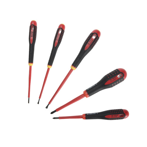 BE-9881S ERGO™ VDE Insulated Screwdriver Set, 5 Piece