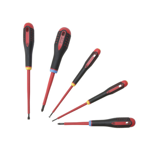 BE-9882S ERGO™ VDE Insulated Screwdriver Set, 5 Piece