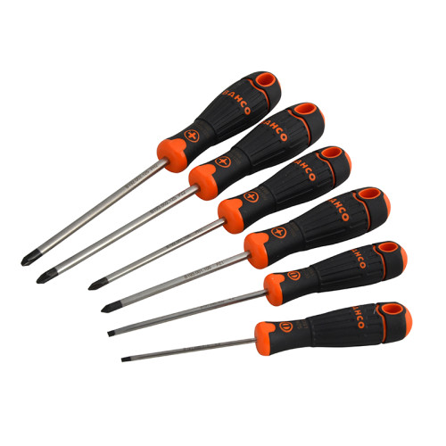 B219.026 BAHCOFIT Screwdriver Set, 6 Piece