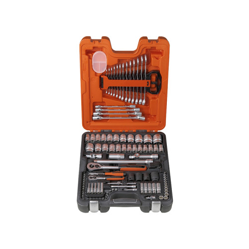 S106 1/4in &1/2in DriveSocket & Spanner Set, 106 Piece