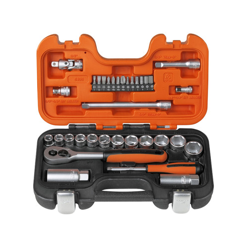 S330 3/8in Drive Socket Set, 34 Piece