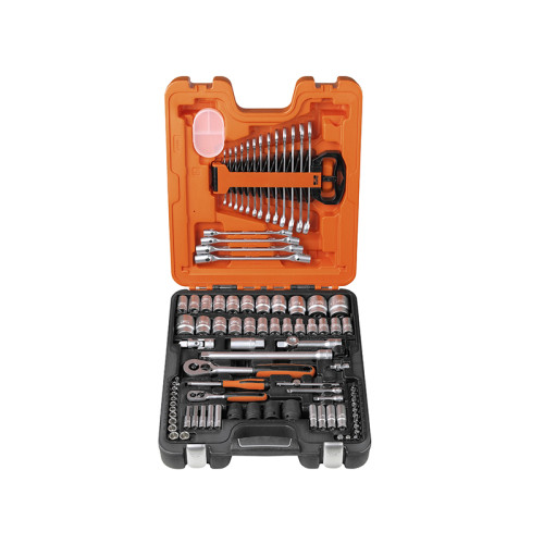 S87+7 1/4 & 1/2in Drive Socket & Spanner Set, 94 Piece