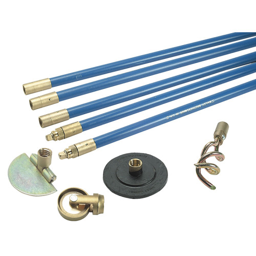 1324 Lockfast 3/4in Drain Rod Set 4 Tools