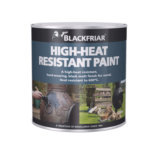 High-Heat Resistant Paint Black 500ml