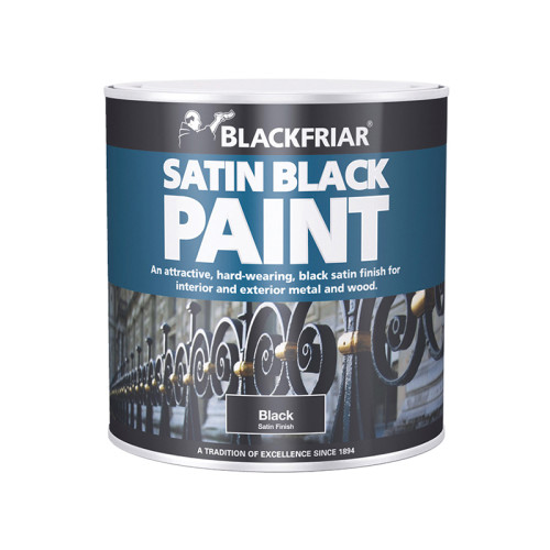 Satin Black Paint 500ml