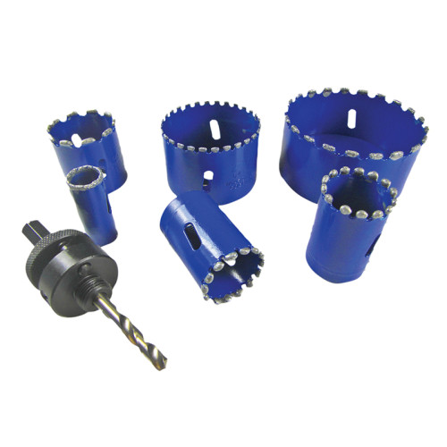 Kitchen & Bathroom Installer Kit Diamond Holesaw Set, 6 Piece