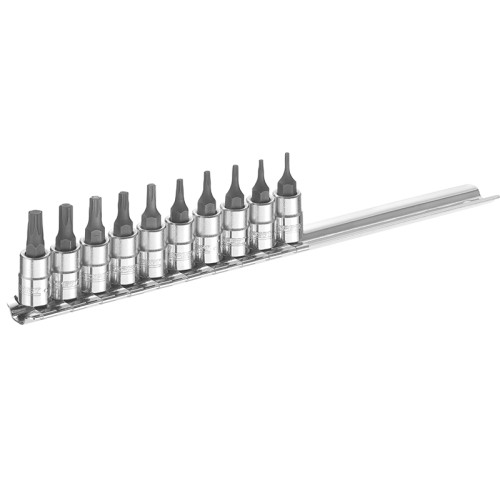 1/4in Drive TORX Socket Set, 10 Piece