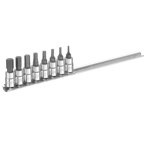 1/4in Drive Hex Bit Socket Set, 8 Piece