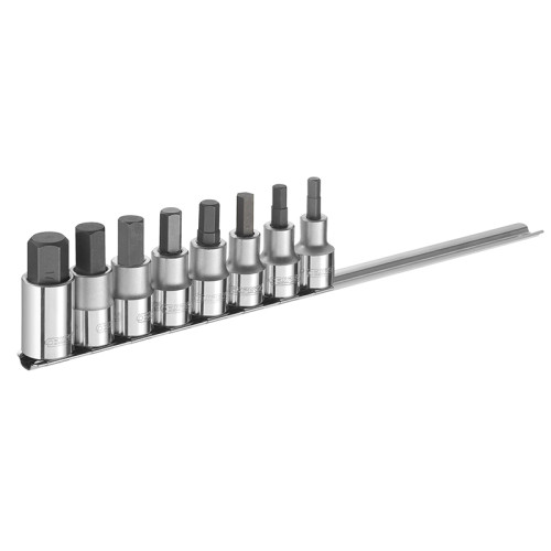 1/2in Drive Hex Bit Socket Set, 8 Piece