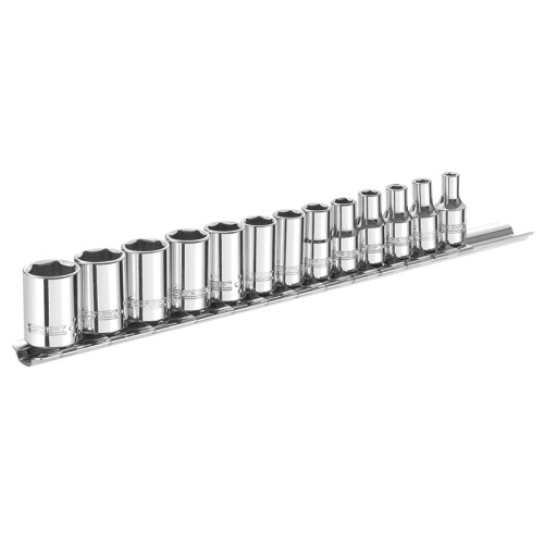 1/4in Drive Socket Set, 13 Piece