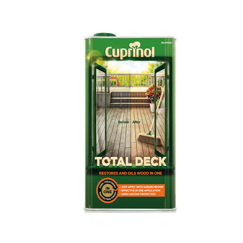 Total Deck Restore & Oil Wood Clear 2.5 litre