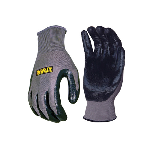 Nitrile Nylon Gloves - Large