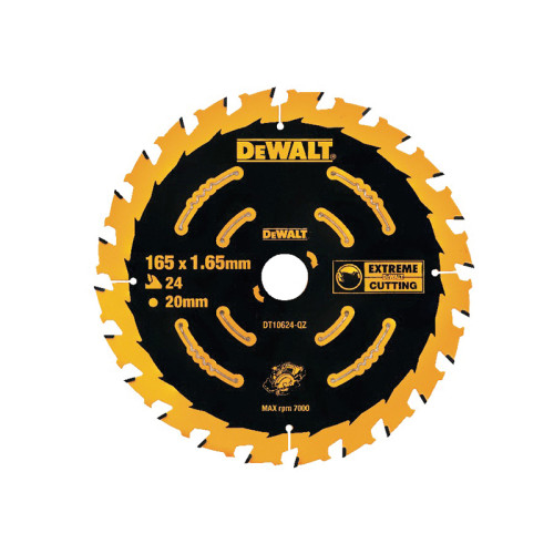 Cordless Extreme Framing Circular Saw Blade 165 x 20mm x 24T