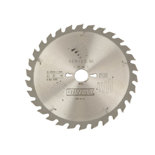 Series 60 Circular Saw Blade 250 x 30mm x 30T