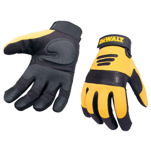 Synthetic Padded Leather Palm Gloves - Large