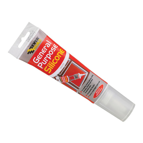 General Purpose Easi Squeeze Silicone Sealant White 80ml