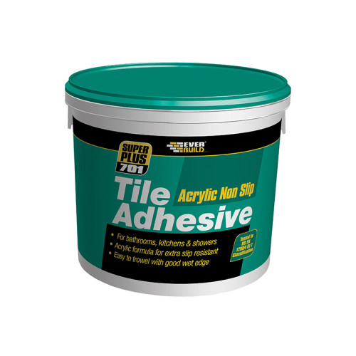 701 Acrylic Non Slip Tile Adhesive 3.75kg