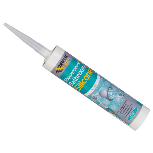 Showerproof Bathroom Silicone White 280ml