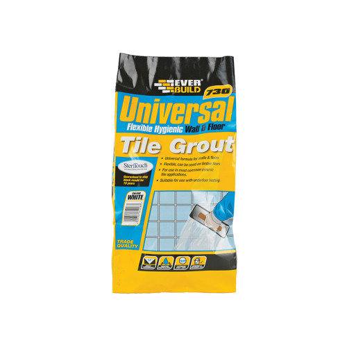 730 Uniflex Hygienic Tile Grout Grey 5kg