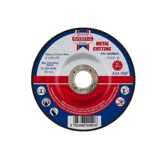 Depressed Centre Metal Cutting Disc 125 x 3.2 x 22.23mm