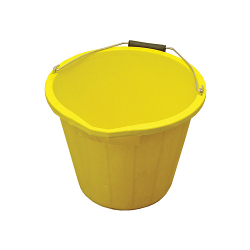 Heavy-Duty Bucket 14 litre (3 gallon) - Yellow