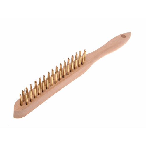 680/B3 Brass Wire Scratch Brush - 3 Row