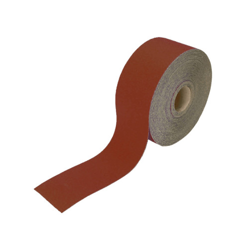 Aluminium Oxide Sanding Paper Roll Red Heavy-Duty 115mm x 10m 120G