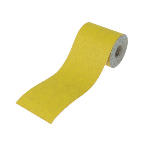 Aluminium Oxide Sanding Paper Roll Yellow 115mm x 10m 40G