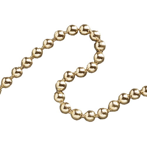 Ball Chain Polished Brass 3.2mm x 10m