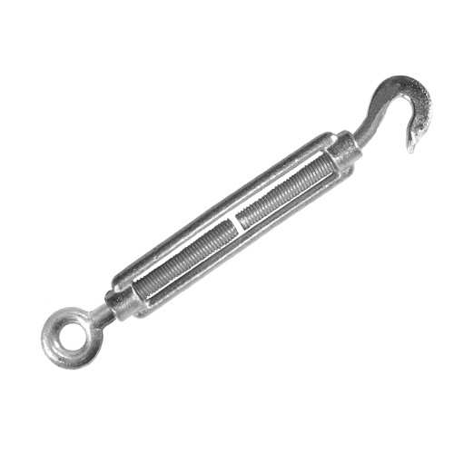 Straining Screw 8mm Hook & Eye Galvanised 104mm (Pack 2)