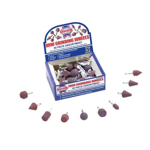 Mini Grinding Wheel Assortment, 50 Piece