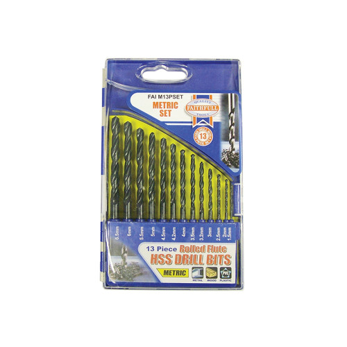 HSS Drill Bit Set, 7 Piece (1.5-6.0mm)