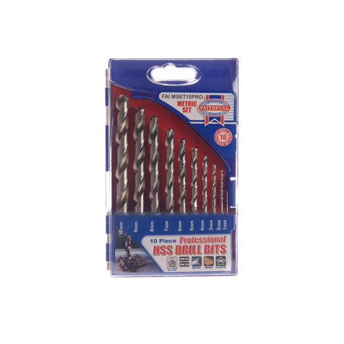 Professional HSS Jobber Drill Bit Set, 13 Piece (1.5 - 6.5mm)