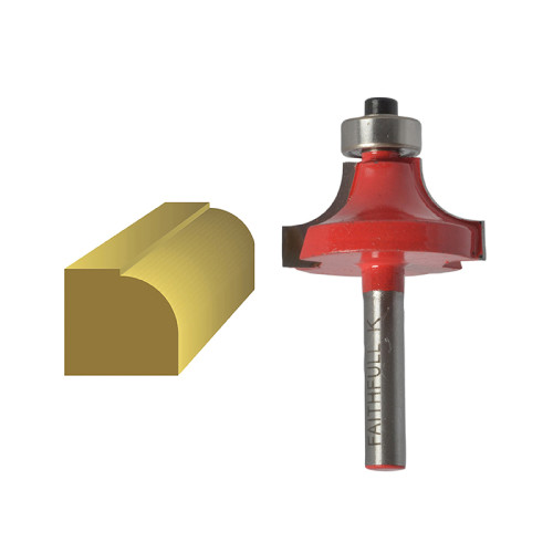 Router Bit TCT Rounding Over 15.8mm x 9.5mm 1/4in Shank