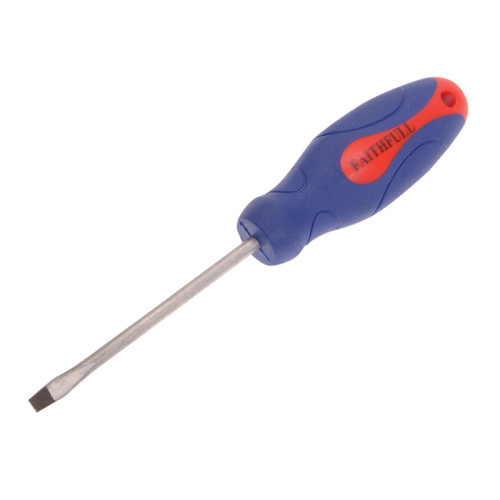 Soft Grip Screwdriver Flared Slotted Tip 10.0 x 200mm