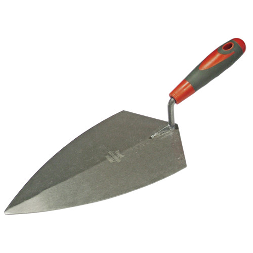 Philadelphia Pattern Brick Trowel Soft Grip Handle 11in